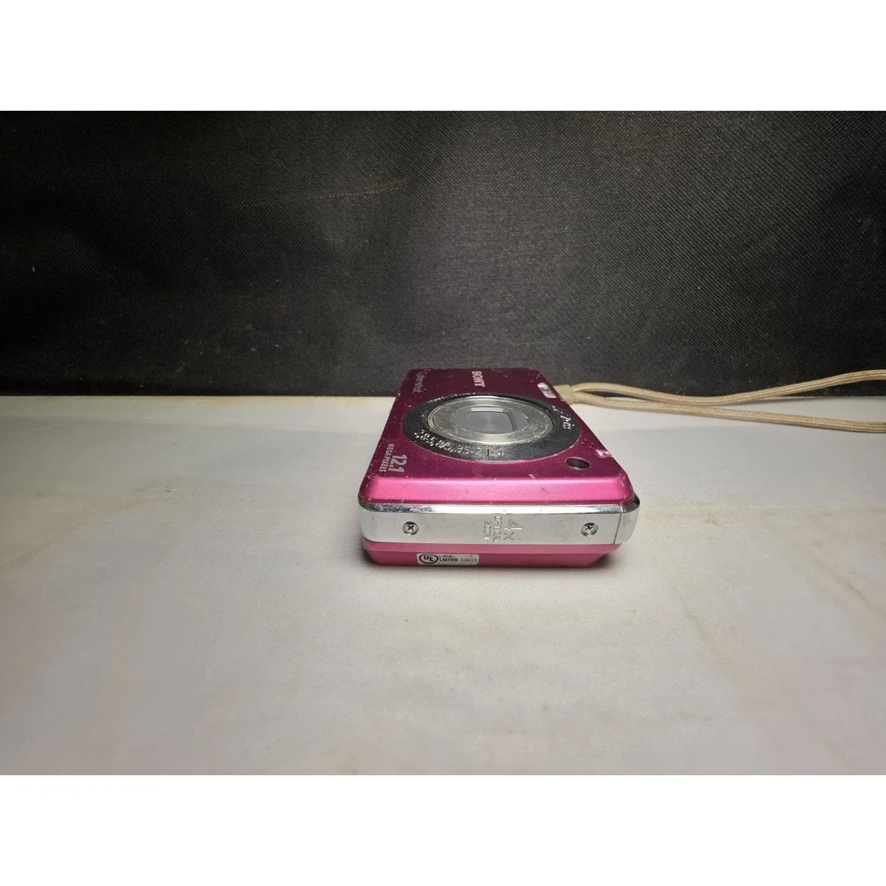 Sony Cyber-shot DSC-W220 12.1MP Digital Point & Shoot Camera Pink Untested